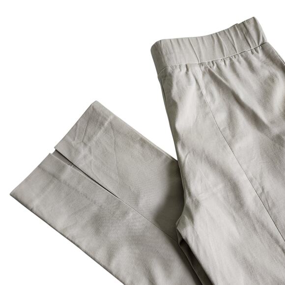 Ming Wang Womens Stretch Deco Crepe Straight Leg Ankle Pants Size XS Beige NWT - Picture 15 of 15